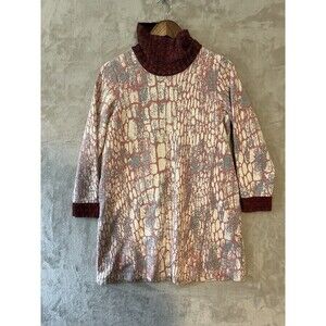 Maeve‎ Anthropologie Dress Women's MP Medium Petite Suma Shift Mod Mock Neck